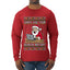 Santa Saw Your Search History, Funny Internet Humor, Ugly Christmas Sweater Mens Long Sleeve Shirt