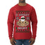 O Swoley Night, Exercise and Fitness Enthusiast, Ugly Christmas Sweater Mens Long Sleeve Shirt
