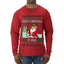 Merry Christmas Y'all Christmas Sweater, Ugly Christmas Sweater Mens Long Sleeve Shirt