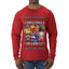 Christmas Brainrot, Ugly Christmas Sweater Mens Long Sleeve Shirt