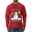 Just A Little Meltdown, Ugly Christmas Sweater Mens Long Sleeve Shirt