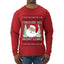 I Deliver All Night Long, Ugly Christmas Sweater Unisex Mens Long Sleeve Shirt