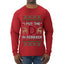 I Put The D In Reindeer, Ugly Christmas Sweater Unisex Mens Long Sleeve Shirt