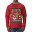 Make Me Crumb, Ugly Christmas Sweater Unisex Mens Long Sleeve Shirt