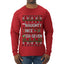 Naughty Nice 6 7 Checklist, Ugly Christmas Sweater Unisex Mens Long Sleeve Shirt