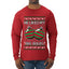 He Likes My Big Bulbs, Ugly Christmas Sweater Unisex Mens Long Sleeve Shirt