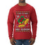 I Like To Ride His Sleigh, Ugly Christmas Sweater Unisex Mens Long Sleeve Shirt