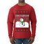 Snowman, Ugly Christmas Sweater Unisex Mens Long Sleeve Shirt