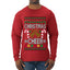 Christmas Cheer, Ugly Christmas Sweater Unisex Mens Long Sleeve Shirt