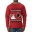 Aura Farming Through The Snow Meme, Ugly Christmas Sweater Unisex Mens Long Sleeve Shirt
