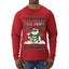 Ice Pimp, Ugly Christmas Sweater Unisex Mens Long Sleeve Shirt