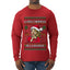 La Mas Chismosa De La Navidad, Ugly Christmas Sweater Unisex Mens Long Sleeve Shirt