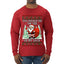 You Should See The Size Of My Sack Naughty Santa, Ugly Christmas Sweater Unisex Mens Long Sleeve Shirt