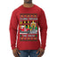 Dashing Through The Snow Classic 90s Holiday Movie, Ugly Christmas Sweater Unisex Mens Long Sleeve Shirt