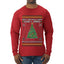 Deck The Halls With Guns & Ammo Fa La La La La, Ugly Christmas Sweater Unisex Mens Long Sleeve Shirt