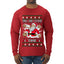 Milk And Cookie Time, Ugly Christmas Sweater Unisex Mens Long Sleeve Shirt