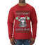 Look At Me Being All Festive And Shit, Ugly Christmas Sweater Unisex Mens Long Sleeve Shirt