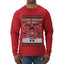 Goopin' Through The Snow Gamer Santa, Ugly Christmas Sweater Unisex Mens Long Sleeve Shirt