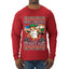 Litters Full Cat, Ugly Christmas Sweater Unisex Mens Long Sleeve Shirt