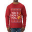 This Is How I Roll Dreidel Hanukkah, Ugly Christmas Sweater Unisex Mens Long Sleeve Shirt