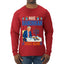Make Hanukkah Great Again, Ugly Christmas Sweater Unisex Mens Long Sleeve Shirt