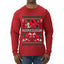 Namasleigh, Namaste Yoga Santa Claus, Ugly Christmas Sweater Unisex Mens Long Sleeve Shirt