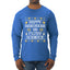 Happy Hanukkah Ya Filthy Schmuck, Ugly Christmas Sweater Unisex Mens Long Sleeve Shirt