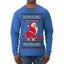 Borracho Pero Buen Muchacho Drunk But a Good Boy Funny Ugly Christmas Sweater Mens Long Sleeve Shirt