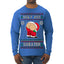 Ugly Ass Sweater Funny Santa Claus Butt Xmas Ugly Christmas Sweater Mens Long Sleeve Shirt