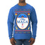 Ultra MAGA Superior Agenda Trump 2024 Funny Beer Logo Ugly Christmas Sweater Mens Long Sleeve Shirt