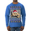 Come Out to the Coast Have a Few Laughs Die Hard McClane Ugly Christmas Sweater Mens Long Sleeve Shirt