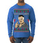 Watch It Santa Funny Paulie Italian Mafia TV Show Ugly Christmas Sweater Mens Long Sleeve Shirt