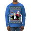 Put the Cookies Down Make America Healthy Again RFK Ugly Christmas Sweater Mens Long Sleeve Shirt