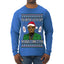 You Better Watch Out, the Diddler's Coming to Town, Funny Santa P Diddy Diddler Funny Party Viral Music Baby Oil Meme Ugly Christmas Sweater Mens Long Sleeve Shirt