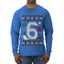 Christmas 6 Meme, Ugly Christmas Sweater Unisex Mens Long Sleeve Shirt