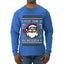 I Put The D In Holiday, Ugly Christmas Sweater Unisex Mens Long Sleeve Shirt
