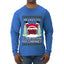 Come Down my Chimney Ugly Christmas Sweater Unisex Unisex Mens Long Sleeve Shirt