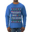 Naughty Nice 6 7 Checklist, Ugly Christmas Sweater Unisex Mens Long Sleeve Shirt