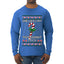 She Likes My Peppermint Stick, Ugly Christmas Sweater Unisex Mens Long Sleeve Shirt