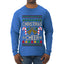 Christmas Cheer, Ugly Christmas Sweater Unisex Mens Long Sleeve Shirt
