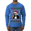 I Made Santa An Offer He Couldn't Refuse Mafia Don, Ugly Christmas Sweater Unisex Mens Long Sleeve Shirt