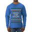 Merry And Bright, Ugly Christmas Sweater Unisex Mens Long Sleeve Shirt