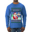 Ask Your Mom About My North Pole Naughty Santa, Ugly Christmas Sweater Unisex Mens Long Sleeve Shirt