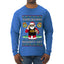 You're On Santa's Naughty List ICE Agent, Ugly Christmas Sweater Unisex Mens Long Sleeve Shirt