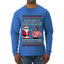 Oh Snap, No Milk And Cookies, They Took my Stamps, Ugly Christmas Sweater Unisex Mens Long Sleeve Shirt