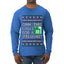 Oh... This Calls for A Spreadsheet, Ugly Christmas Sweater Unisex Mens Long Sleeve Shirt