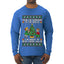 From The Windows To The Walls I'm About To Deck These Halls, Ugly Christmas Sweater Unisex Mens Long Sleeve Shirt
