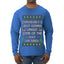 Probably Just Gonna Jingle Some Of The Way I'm Tired, Ugly Christmas Sweater Unisex Mens Long Sleeve Shirt