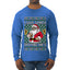 I Saw Santa Splitting The G, Ugly Christmas Sweater Unisex Mens Long Sleeve Shirt