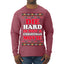 Die Hard is Not a Christmas Movie Classic, McClane Hans Nakatomi Plaza Xmas Party Holiday Movies Ugly Christmas Sweater Mens Long Sleeve Shirt